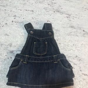 Newborn jean dress, bathing suit, cover up
